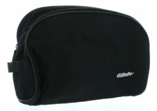 Black Gillette Men's Travel Bag Toiletry Shave Case Dopp Kit Large 10" Overnight