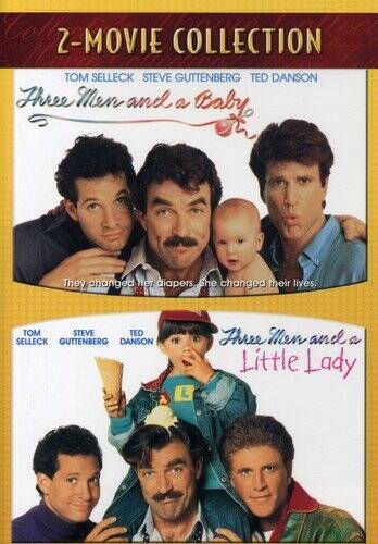 Three Men and a Baby/Three Men and a Little Lady - DVD - GOOD