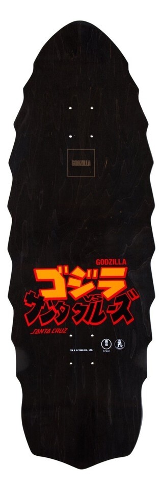 Santa Cruz x Godzilla Destroyer Skateboard Deck 11