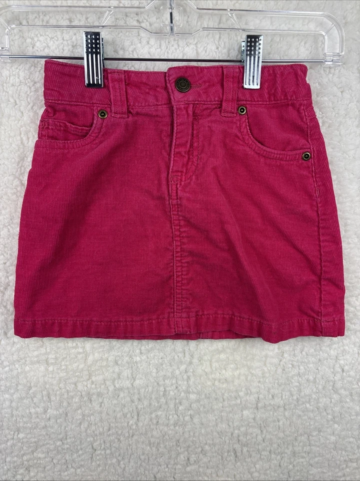 Carter’s Girls Size 6 Corduroy Skirt Fuchsia Pink 100% Cotton 5-Pocket - Image 4 of 4
