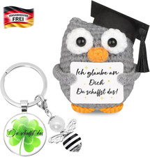 Geschenkset Glücksbringer Eule und Kleeblatt...
