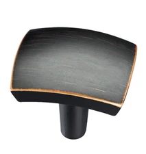 Brainerd ~ 1" Caroline Knob ~ Bronze with Copper Highlights ~ Lot of 3