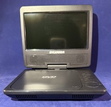 Sylvania SDVD7040B 7" Portable/Car DVD Player  Case, Charger, Remote, Headphone