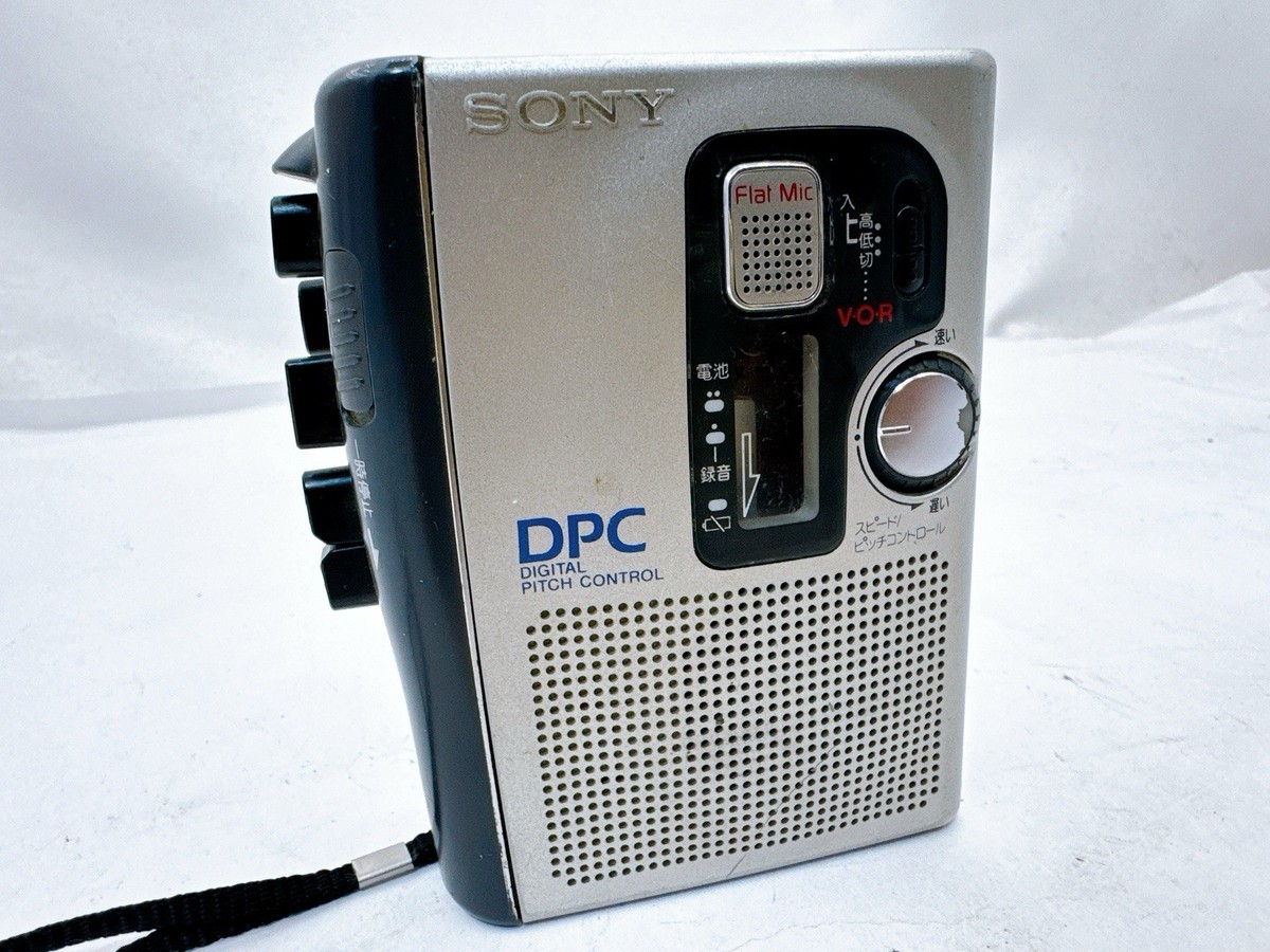 Sony TCM-AP5 Cassette-Corder Player Recorder DPC VOR Flat Mic