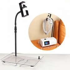 CPAP Hose Holder  Bedside Organizer - Wall-Damage-Free Stand with Black