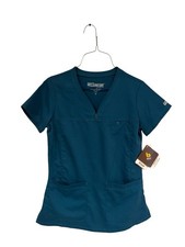 Grey  s Anatomy Barco Scrub Top Women XS Teal V-Neck Medical Uniform NWT