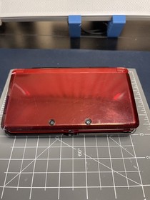 *WORKING*COMPLETE* Nintendo 3DS Flame Red Bundle *READ DESCRIPTION*