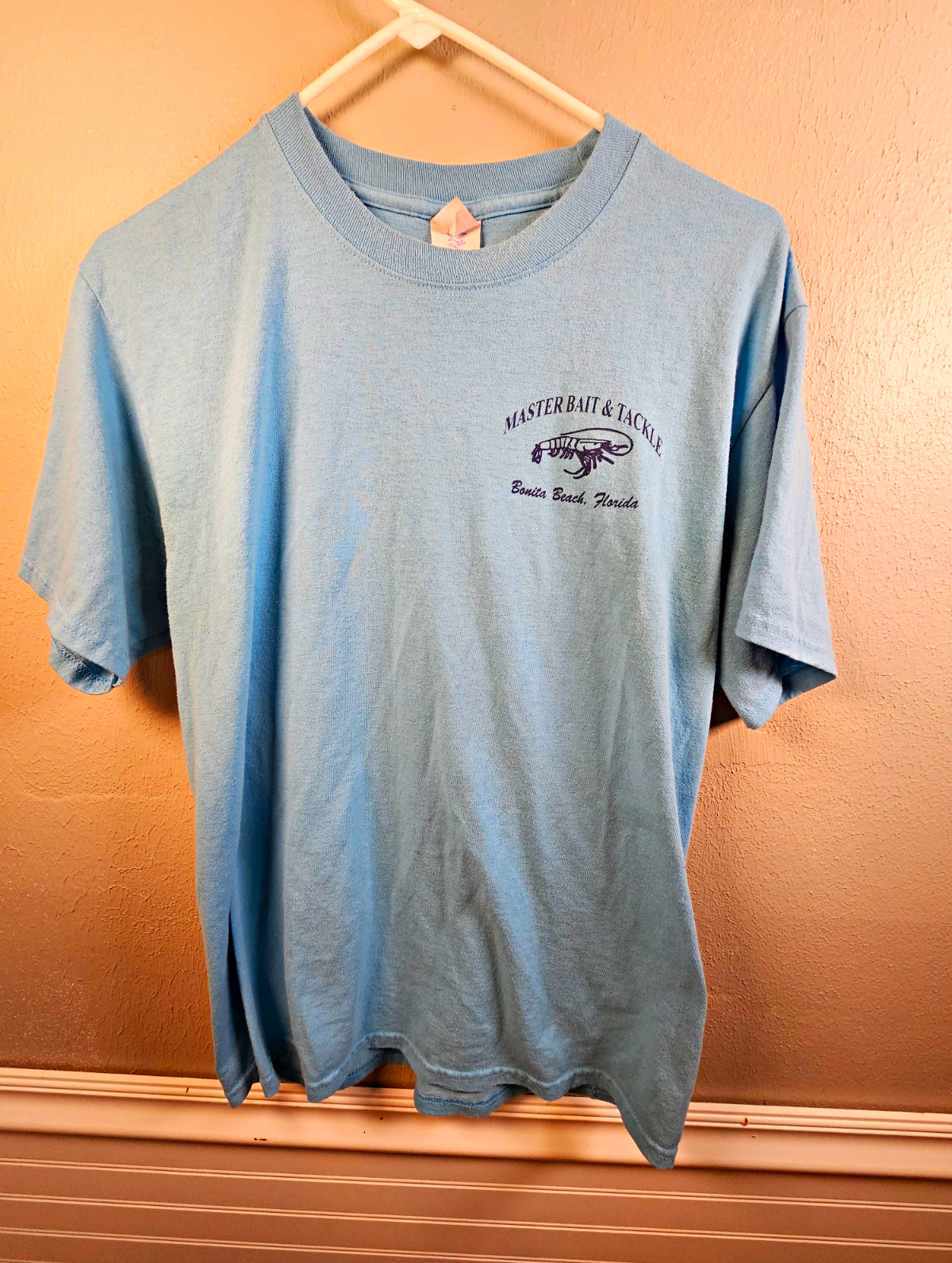 Blue Master Bait & Tackle Double-Sided Tee M