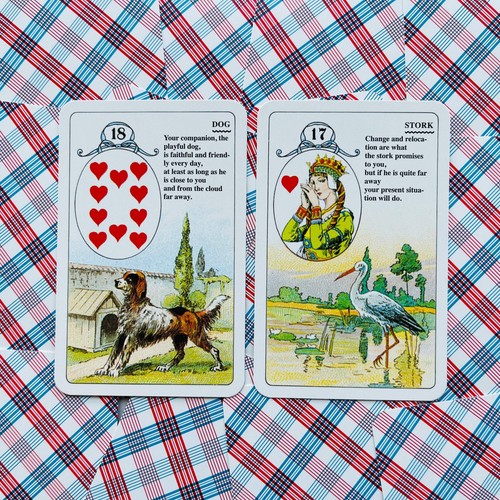 Mlle Lenormand CM 36 Cartes Deck Ésotérique Divination Agm Urania 106710976 - Imagen 6 de 11