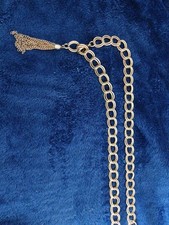 Womens Gold Tassle Belt Adjustable Size
