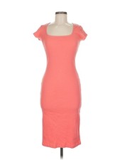 Nine West Women Orange Cocktail Dress M
