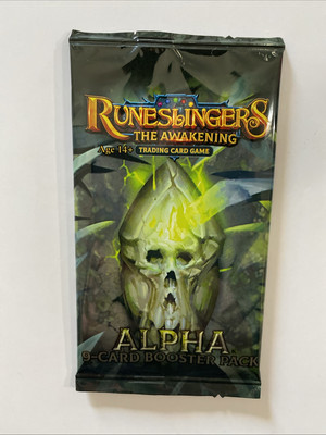 Runeslingers The Awakening TCG Alpha Booster Pack CCG Valley Mage Games  New! | eBay