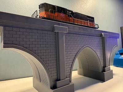 O-Scale Arch Stone Viaduct Bridge    Semi-Assembled Kit