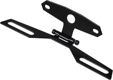 1 PCS License Plate Bracket, Adjustable Fold License Plate Tail Light Mount Hold