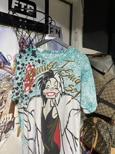 Vintage 90  s 101 Dalmatians Movie T-Shirt Vtg Cruella De Vil Tee Size Large