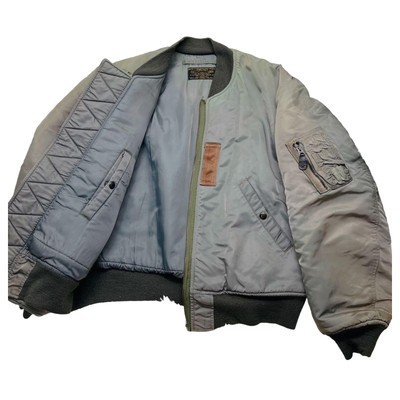 Rare Buzz Rickson s MA-1 M13190 Early Model Flight Jacket L Khaki F/S