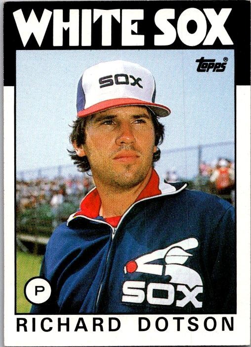 1986 Topps #612 Richard Dotson