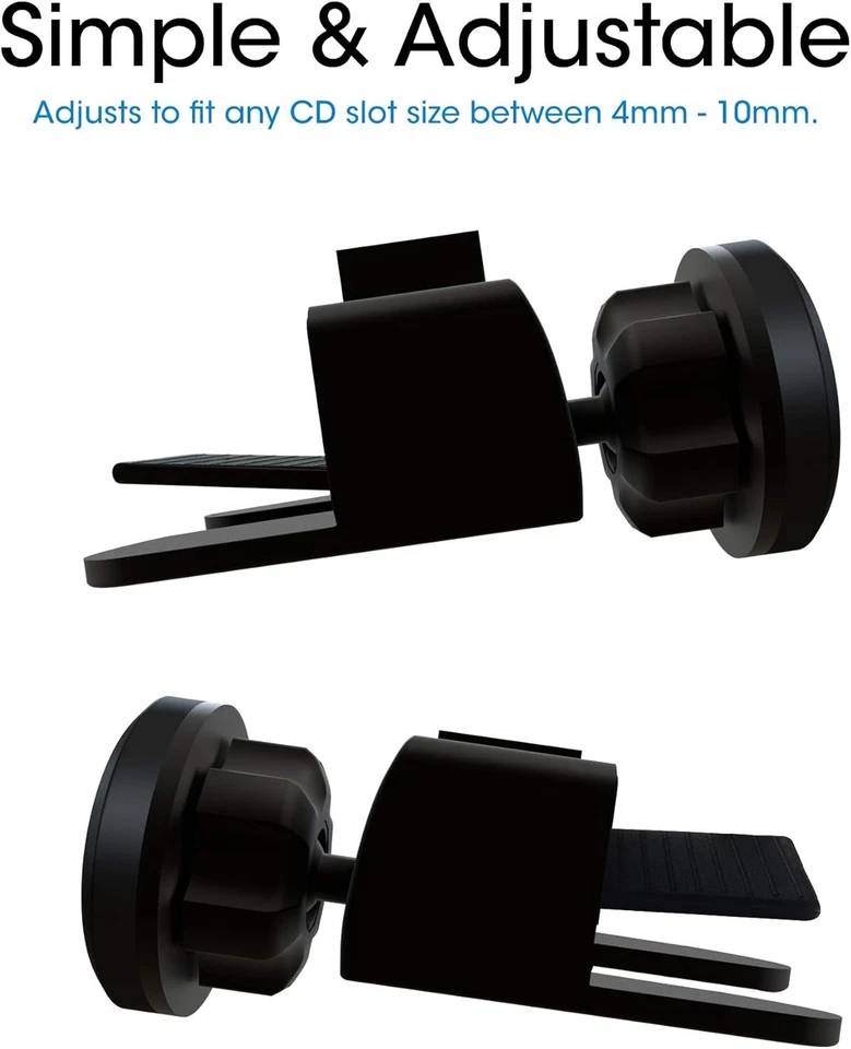 TechMatte MagGrip Universal Magnético CD Ranura Mini Montaje Coche, Estuche Negro  Foto 2 de 4