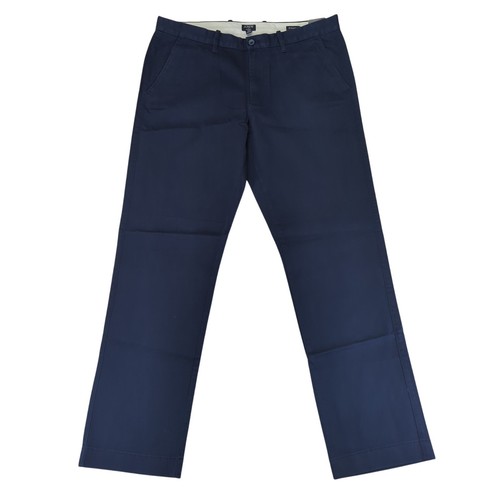 Burberry's London Poly/Wool Pants/Slacks, Made in Spain, Men's Size W35 (approx.) polyester navy blue type Vintage Second Hand