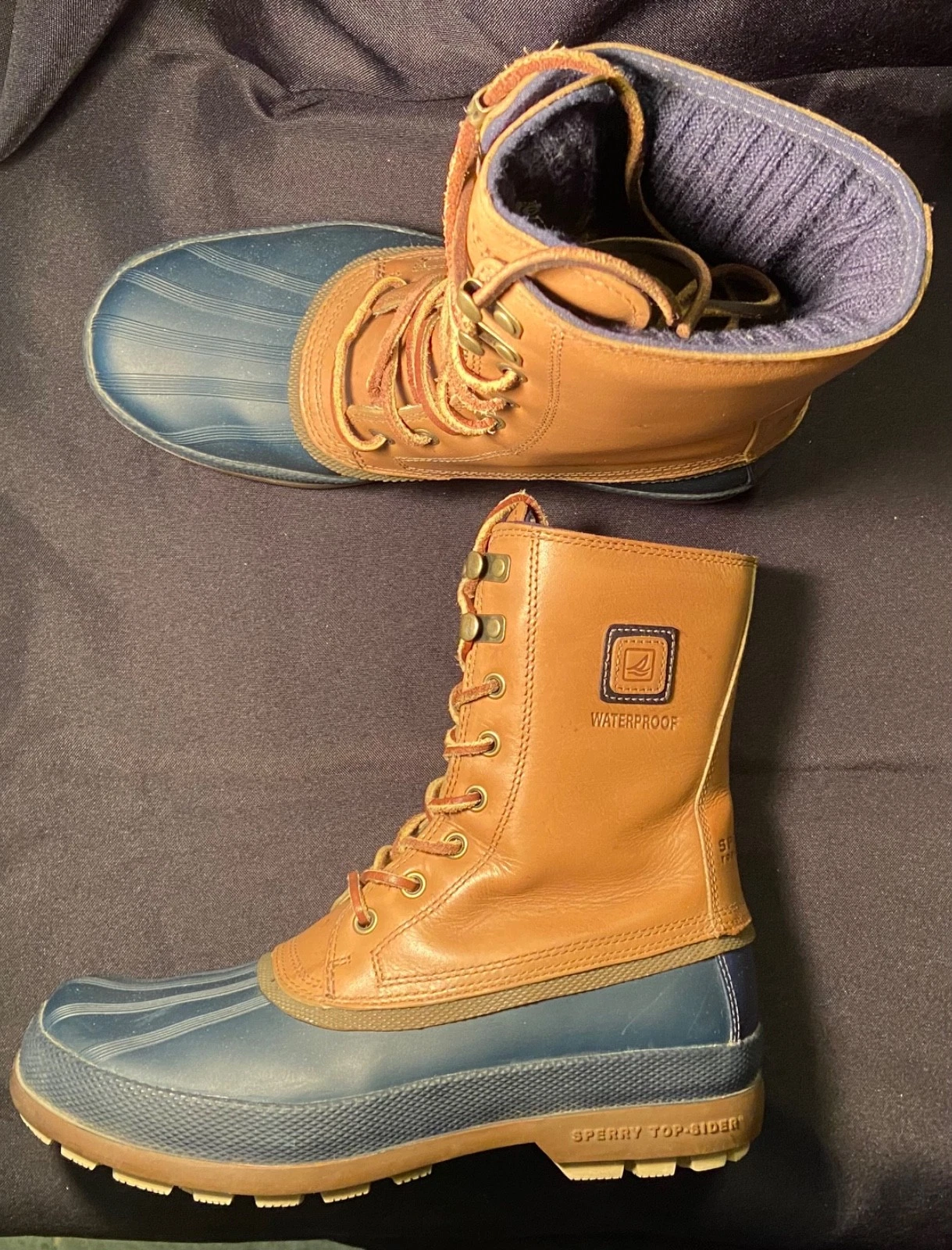 Sperry Top-Sider Boots Mens Size 7 Waterproof Duck Winter 3M Thinsulate