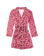 Preppy Goose Plush Bathrobe