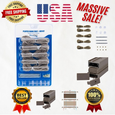 #ad #ad Restringing Kit for RV Pleated Shades Tan Day amp; Night Repair Essentials $27.19