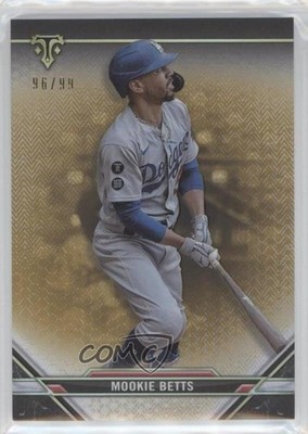 2021 Topps Triple Threads Gold 96/99 Mookie Betts #23 6fs
