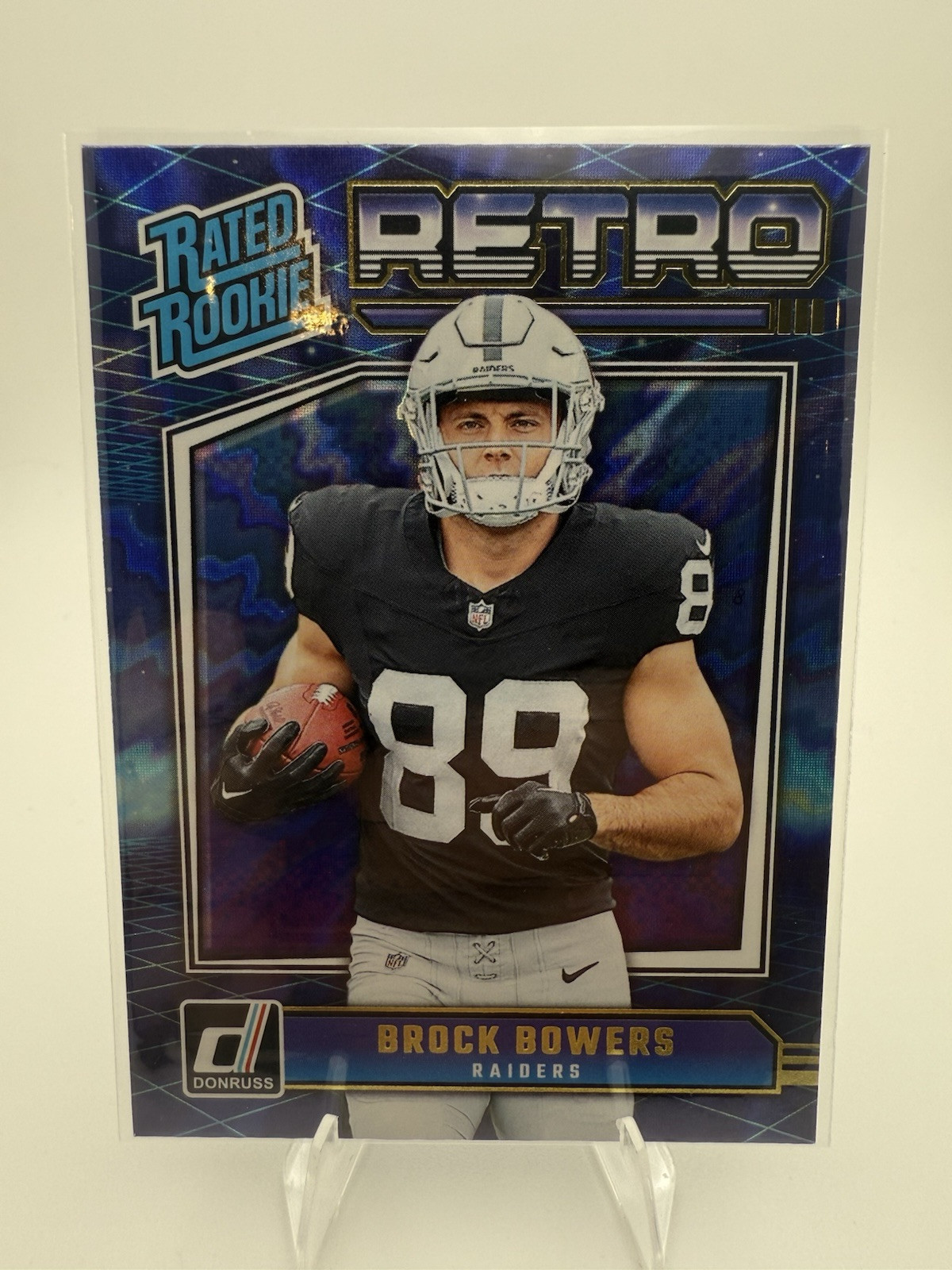 2024 Panini Donruss - Brock Bowers Rated Rookie Retro #9 (RC)