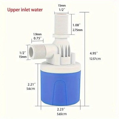Automatic Water Level Control Float Valve Water Tank Shutoff