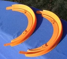 Pair of Mattel Hot Wheels Red Line 180 Degree Curves
