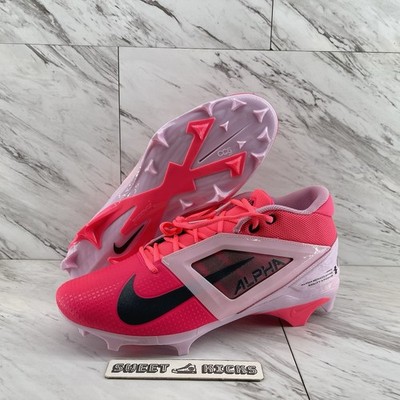 Nike Alpha Menace 4 Pro NRG Racer Pink Football Cleats Mens Size