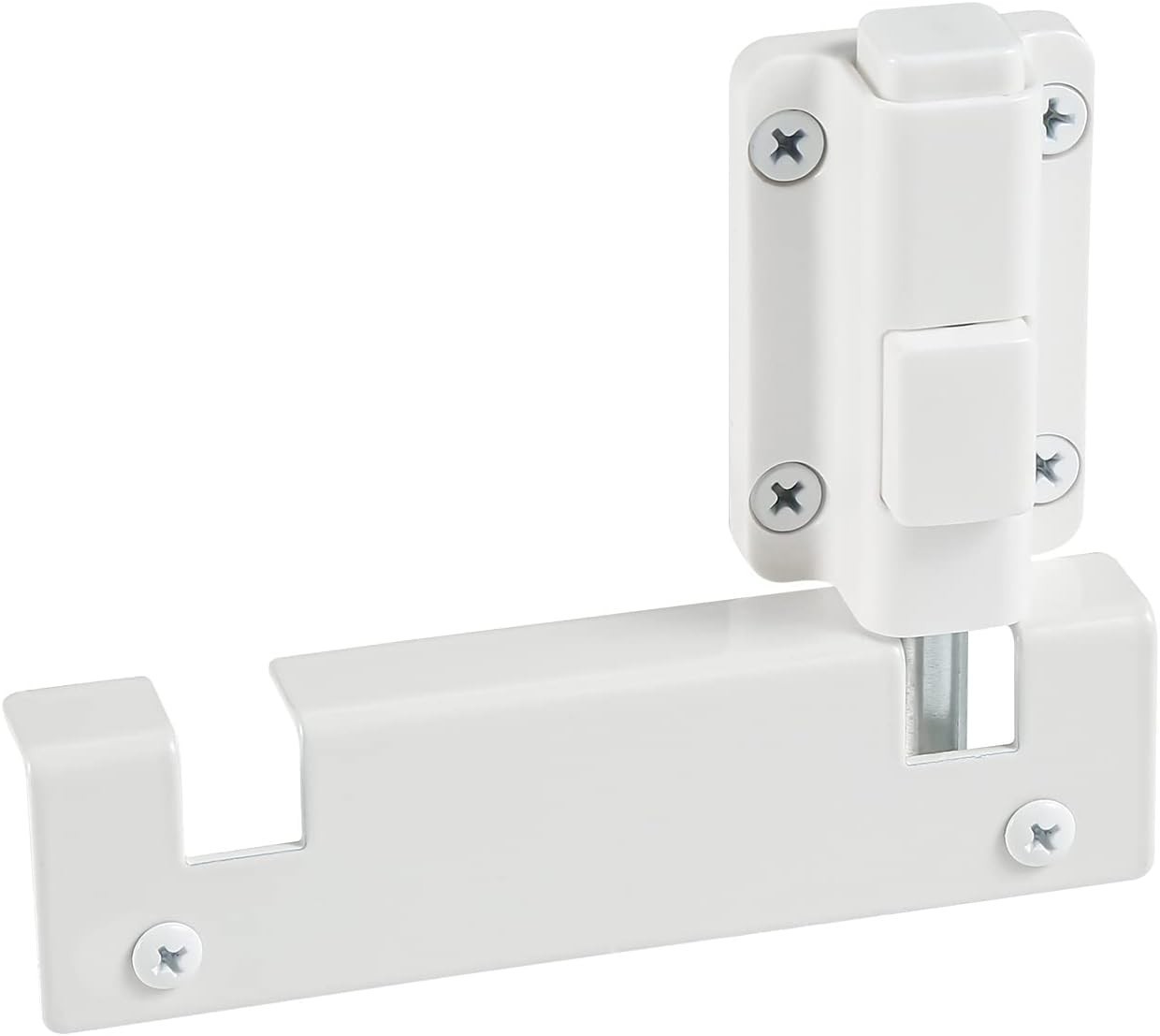 House Guard Sliding Glass Door Upgraded Foot Lock Kit, 100K Cycles, White