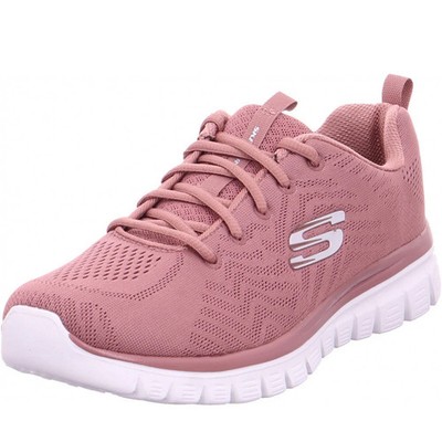 Skechers Sport Womens GRACEFUL GET CONNECTED Sneakers Damen Schuhe Rot GR:39