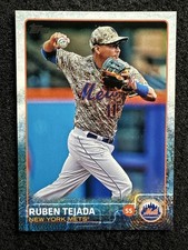 RUBEN TEJADA #593 2015 Topps Baseball QTY New York Mets