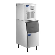 22" Air Cooled Modular Nugget Ice Machine with Bin - 550 lb.