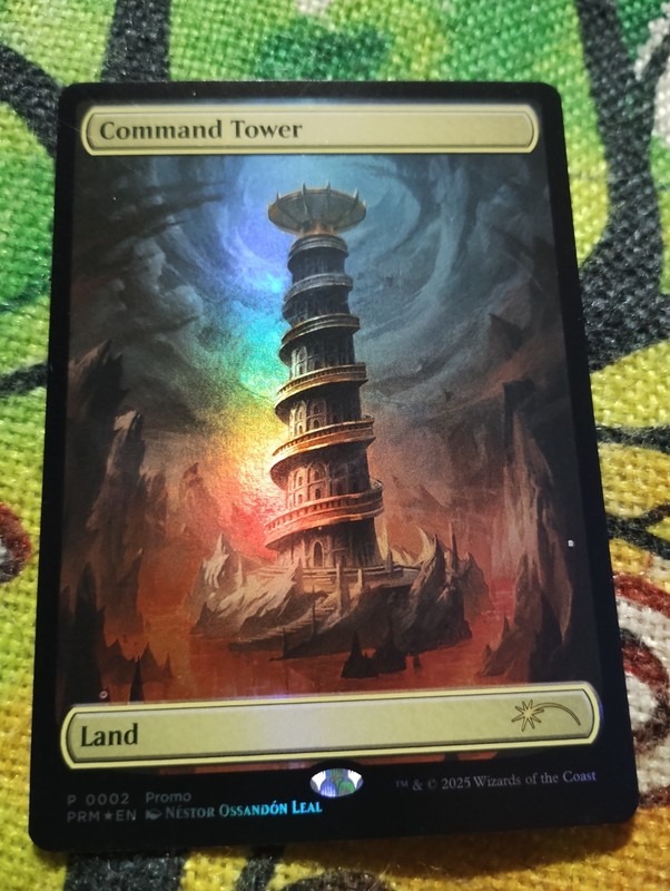FULL-ART FOIL PROMO Command Tower (Player Appreciation) Magic: The Gathering MTG