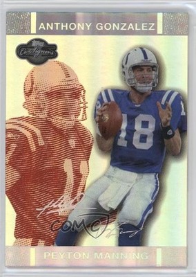 2007 Co-Signers Red Changing Faces Hyper Silver Peyton Manning Rookie RC HOF uk2