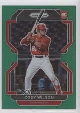2022 Panini Prizm Green Prizm Cody Wilson #94 4l3