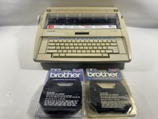 Brother ML-500 Electronic Word Processing Typewriter Tested & Working - No Cover