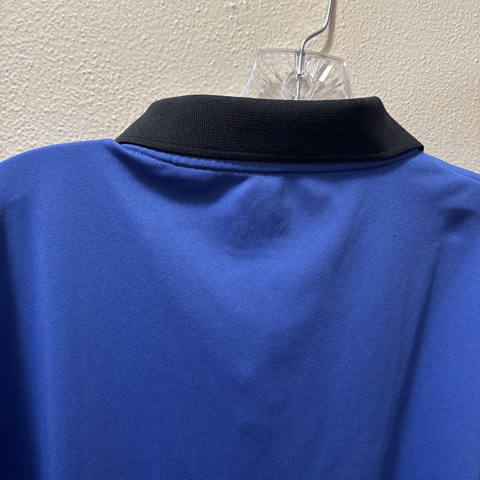 Culvers Shirt Sz XL Blue Black Uniform Polo Employee Work Short Sleeve