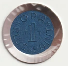 Rare WWII TT OPA Blue Ration Token US Wartime Collectible War Collection Coin