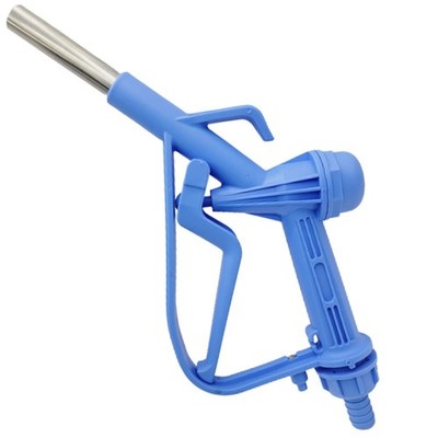 BORRITT 3/4'' DEF Antifreeze Plastic Manual Fuel 15.8''L x 7''W x 2''H, Blue