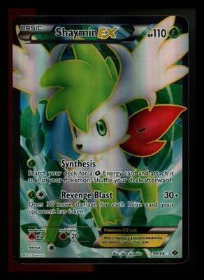 #2 Shaymin EX 94/99 Nest Destinies 2012 Full Art Holo Rare Pokémon Card TCG