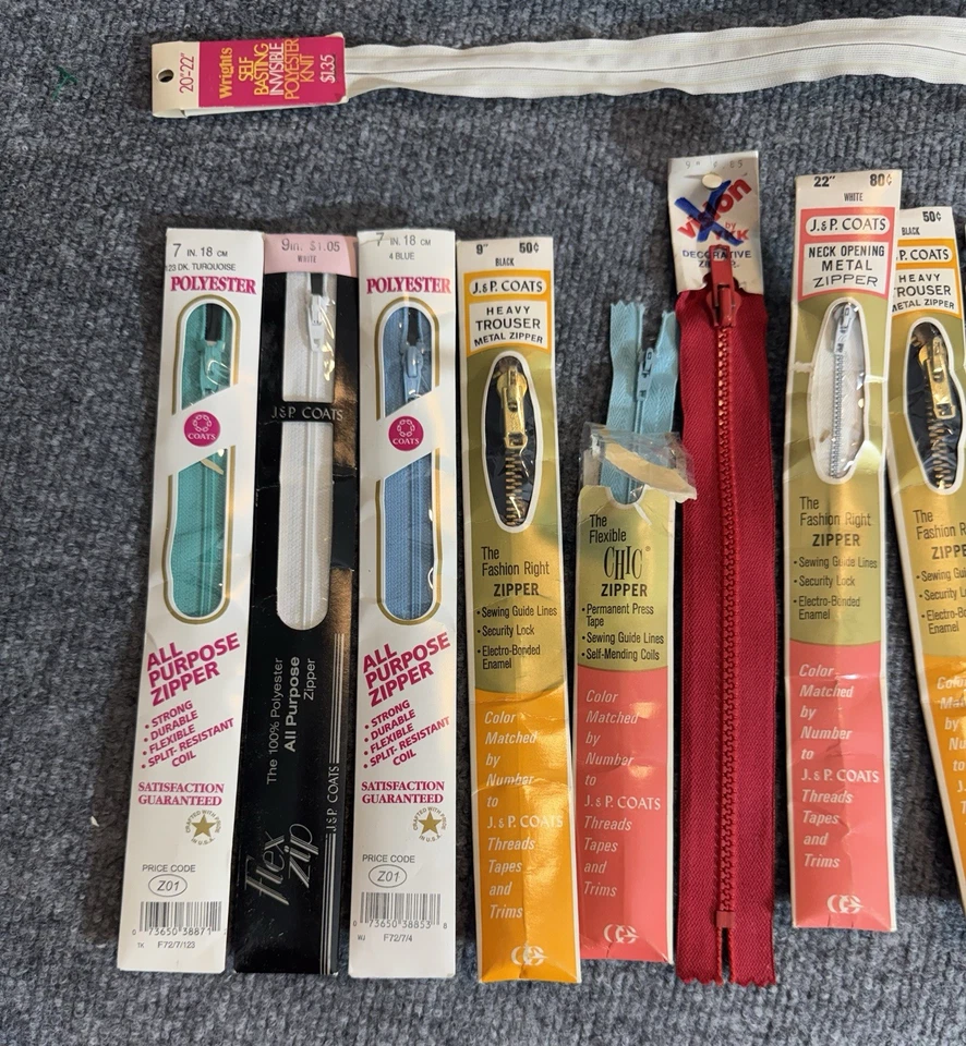 Varias cremalleras diversas nuevas y usadas en varios colores Foto 2 de 4