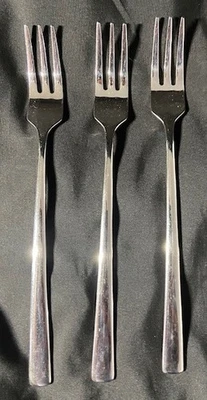 Villeroy & Boch 18/10 Essgabeln Set 3-teilig Edelstahl schlicht zeitlos - Bild 1 von 4