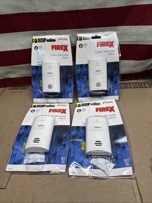 4-Pack Kidde 21027451 Plug In Carbon Monoxide Alarm with Battery Back-Up New