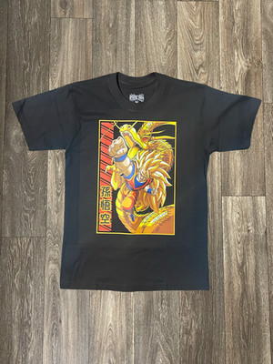 Anime Saiyan Warrior Dragon Graphic T-Shirt Streetwear Black Tee Unisex