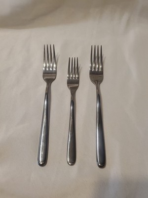 Sambonet HANNAH Flatware. 2 Dinner Forks & 1 Salad Fork A3