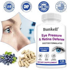 Premium Eye Pressure Support Supplement - Supports Overall Vision - 120 Count