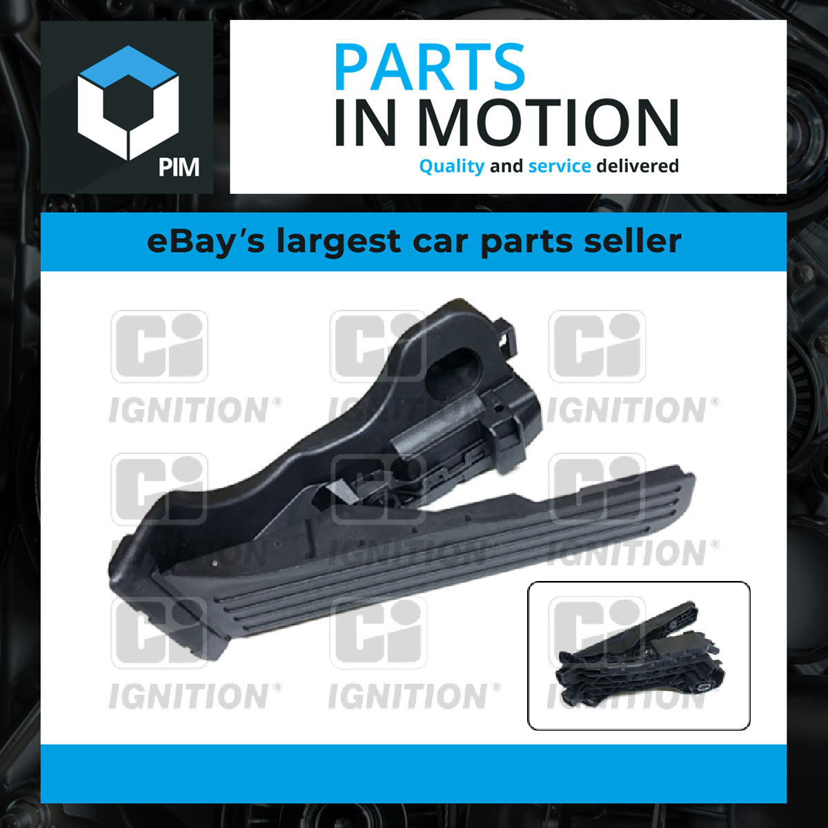 Accelerator Throttle Position Sensor XAPS124 CI Potentiometer 1K1721503AL New